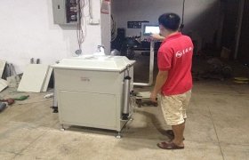 中山金彩电子厂签订HY-Z02全自动单缸真空含浸机下单生产